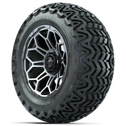 GTW Bravo 14” Golf Cart Wheels & 23” Predator All-Terrain Tires Combo