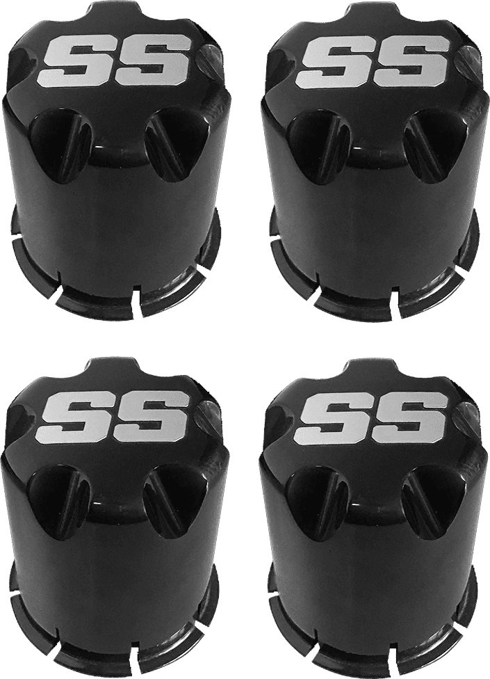SGC 12″ GT Glossy Black Wheels & 23″ HELLFIRE Street Tires | Golf Cart Wheel & Tire Combo