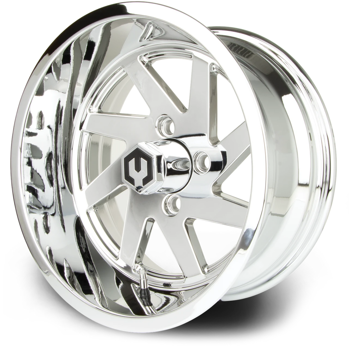 MODZ® Fury Chrome 14" Golf Cart Wheels (4)