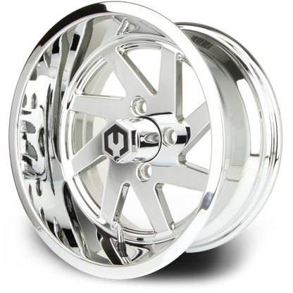 MODZ® Fury Chrome 14" Golf Cart Wheels (4)