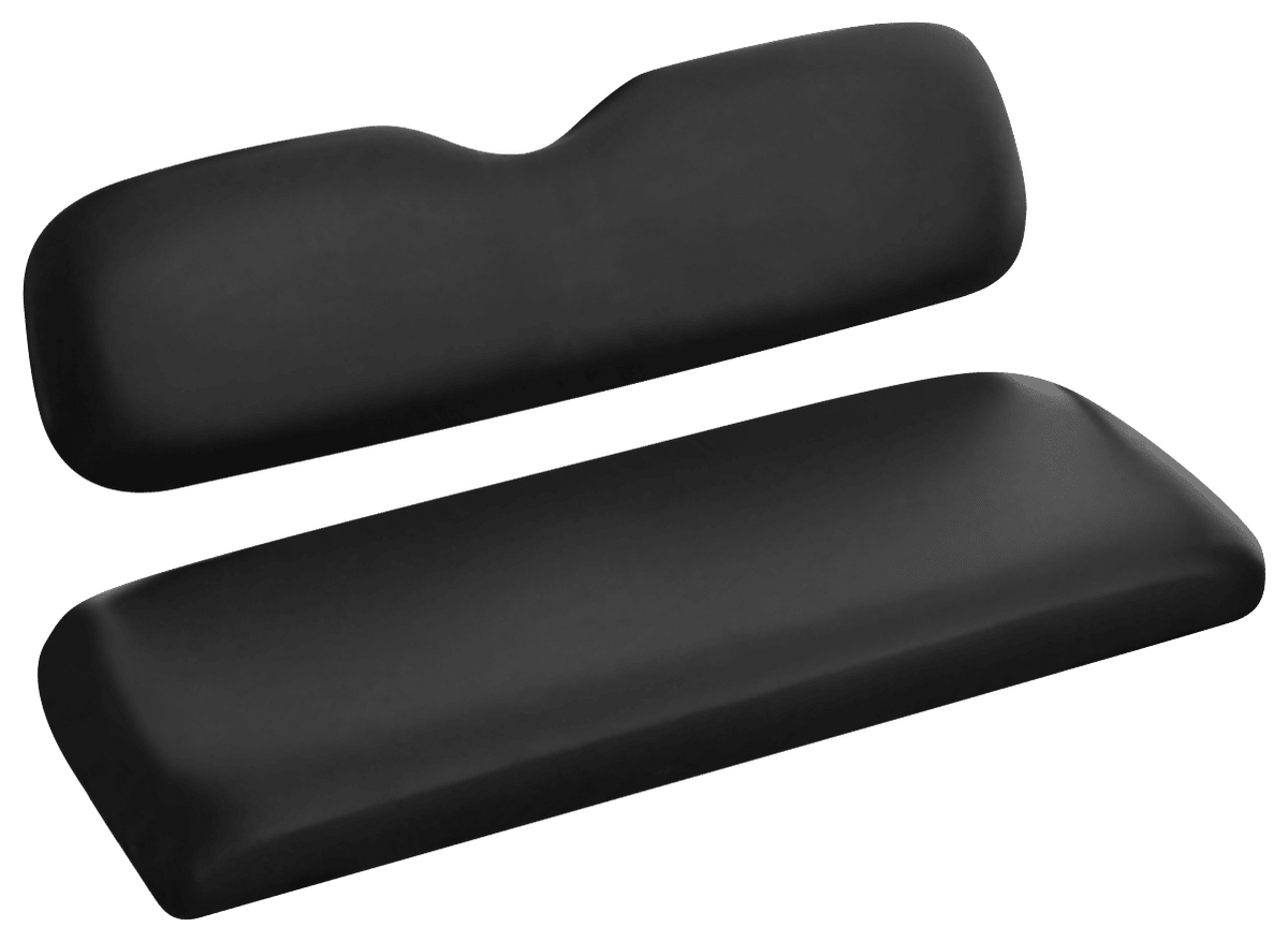NOMAD Rear Flip Seat – Yamaha G14 thru G22 (Replacement roof supports provided) / Black Cushion Set