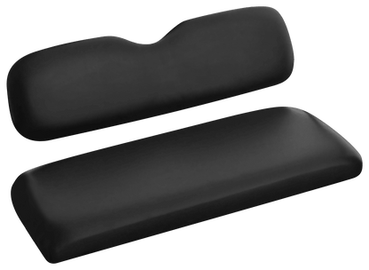 NOMAD Rear Flip Seat – Yamaha G14 thru G22 (Replacement roof supports provided) / Black Cushion Set