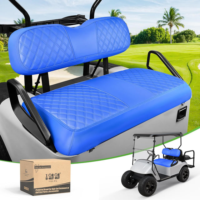 EZGO TXT Front Seats Blue