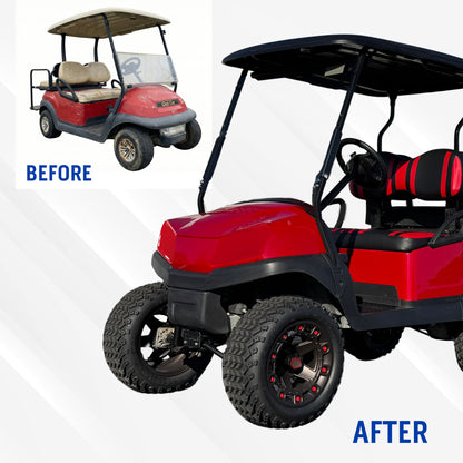 Club Car Precedent to Tempo Conversion Body Kit – Black Metallic (2004-Up)