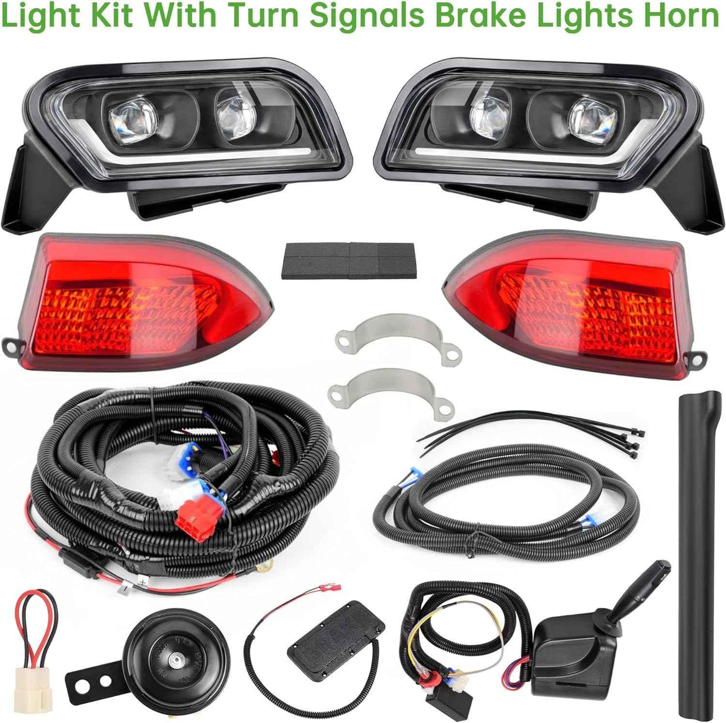 10L0L Golf Cart Light Kit,Upgraded Daytime Running for Club Car 