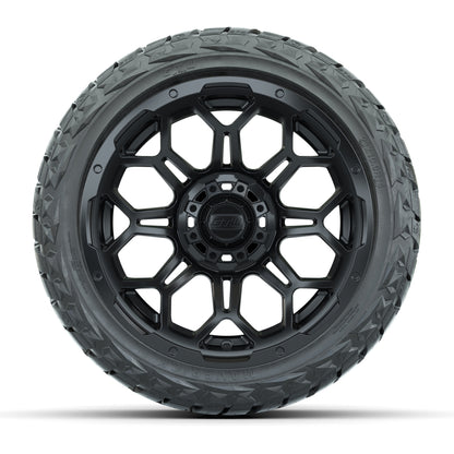 14" GTW Bravo Matte Black Wheels & 23" Maverick All-Terrain Tire Package