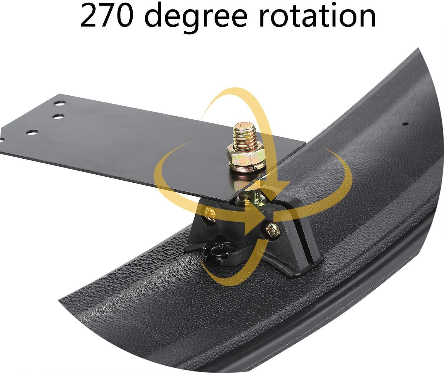 Extra Wide 270 Degree Adjustable Golf Cart Mirrors for EZGO Club Car Yamaha - 10L0L - 10L0L