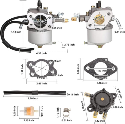 EZGO golf cart carburetor size