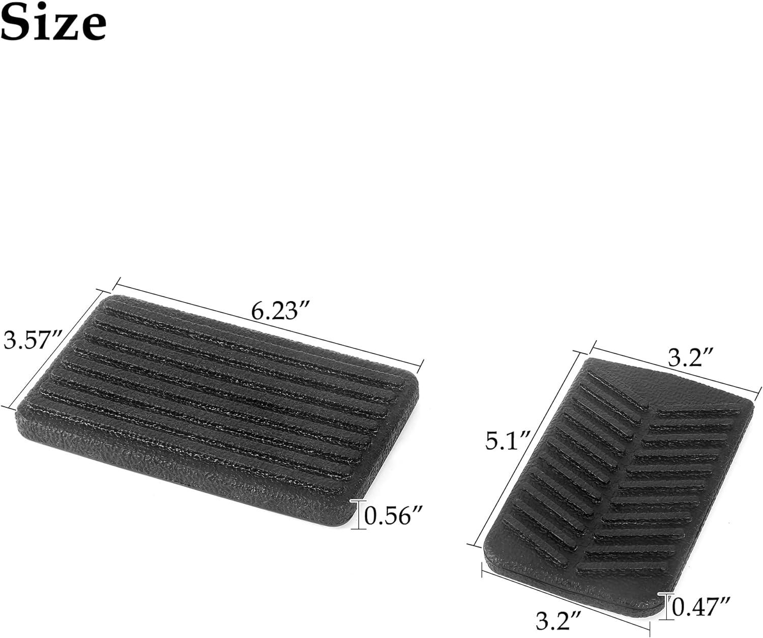 Golf Cart Accelerator & Brake Pedal Pad Cover 