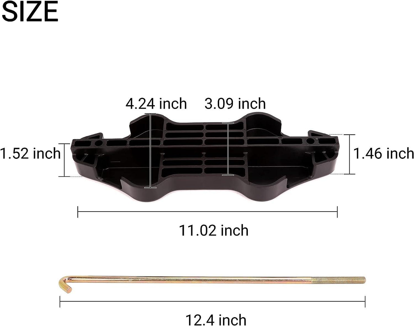 10L0L Golf Cart Battery Hold Down