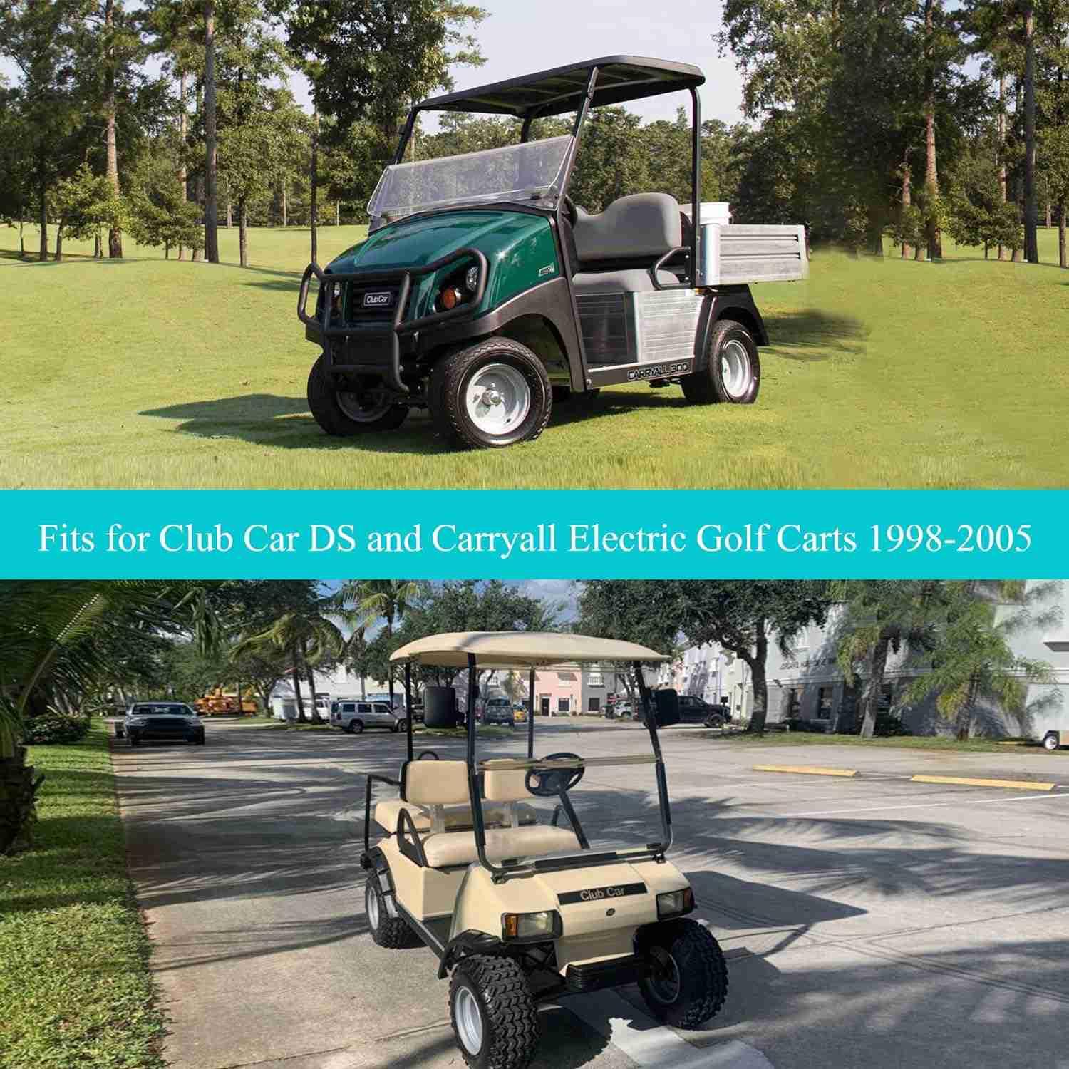 olf Cart Battery Hold Down Plate and Rod kit for Club Car DS
