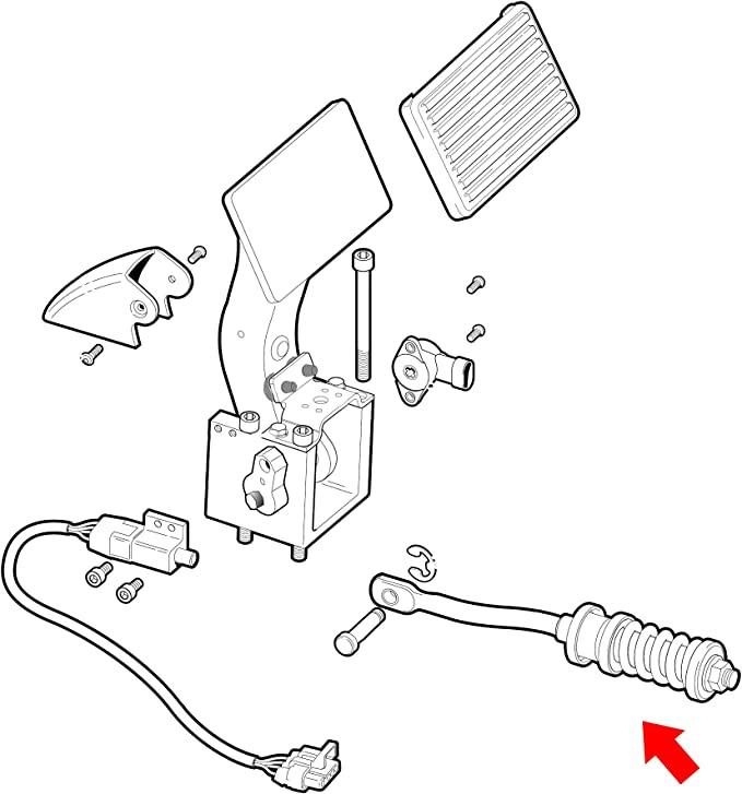 Golf Cart Brake Pedal Return Spring
