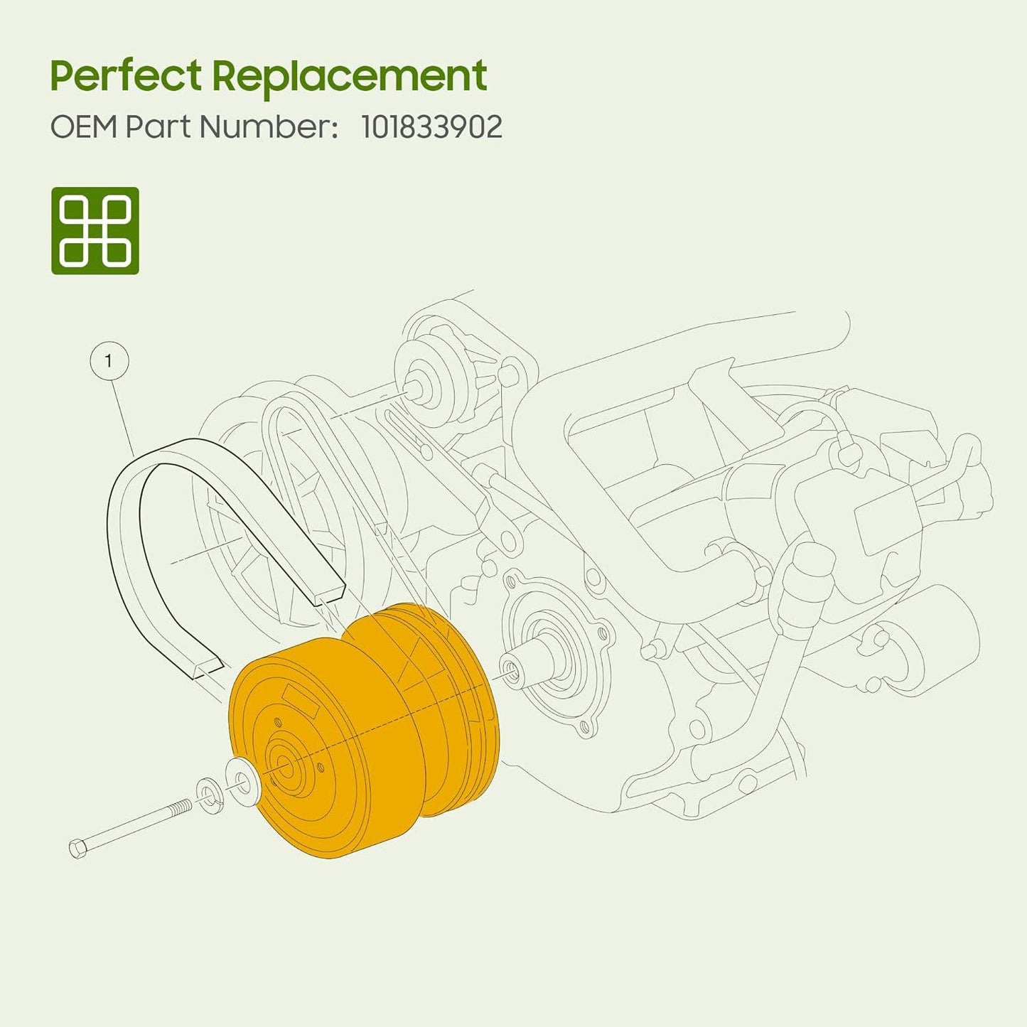 Golf Cart Primary Drive Clutch