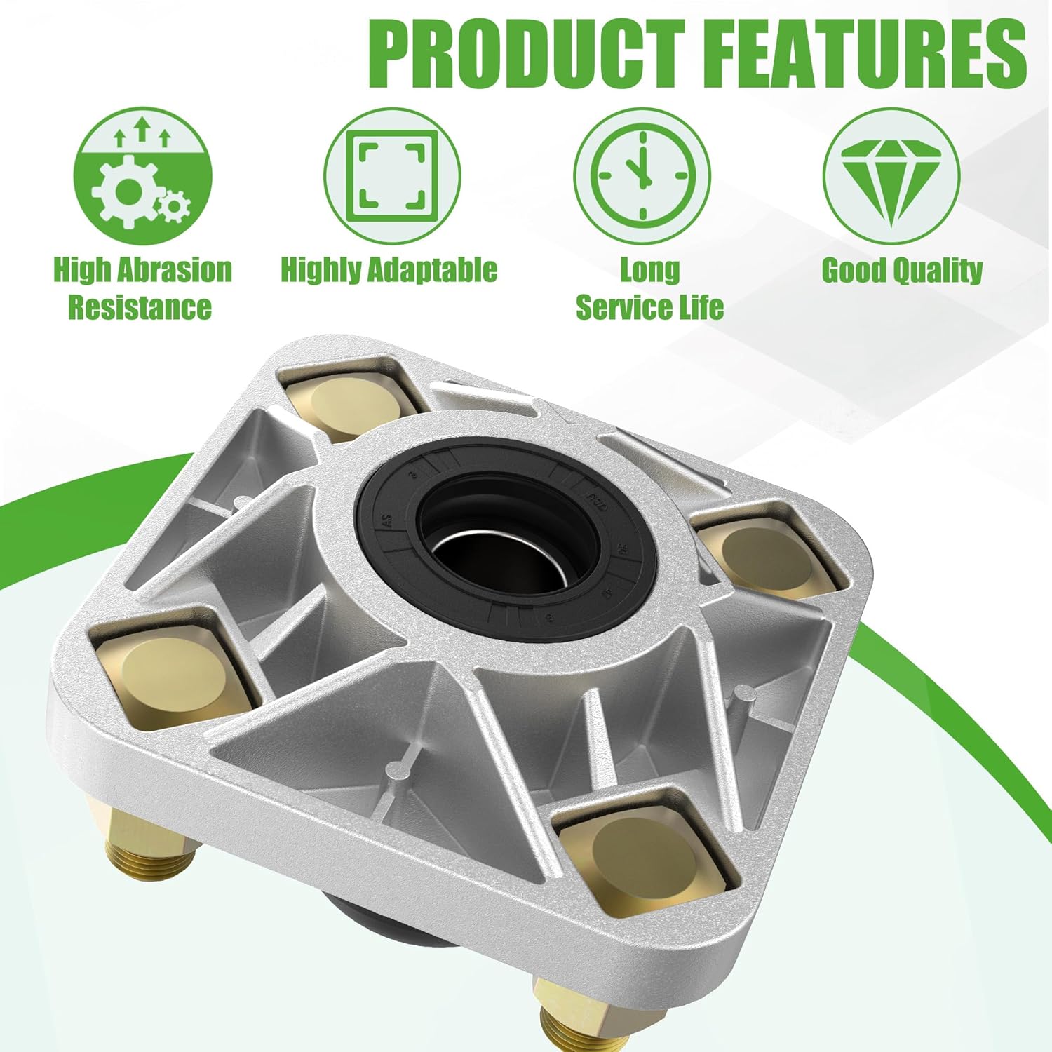 Golf Cart Front Wheel Hub Assembly with Hub Bearing/Oil Seal/Dust Cover for Yamaha - 10L0L - 10L0L