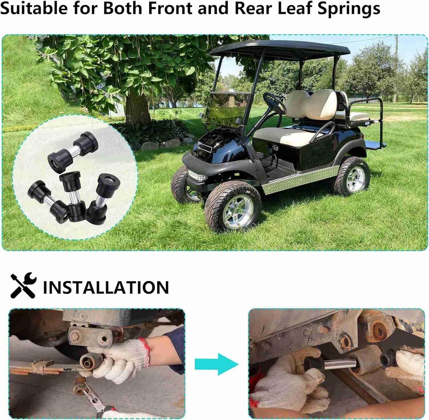 Suitable for Both Front and Rear Leaf Springs