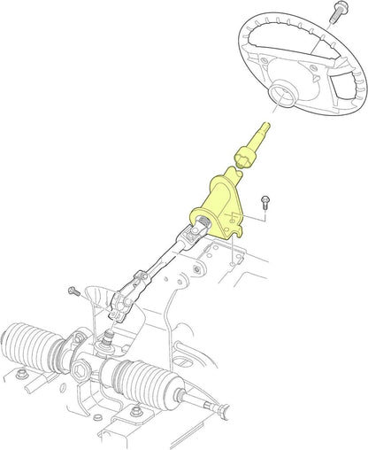 Golf Cart Steering Column