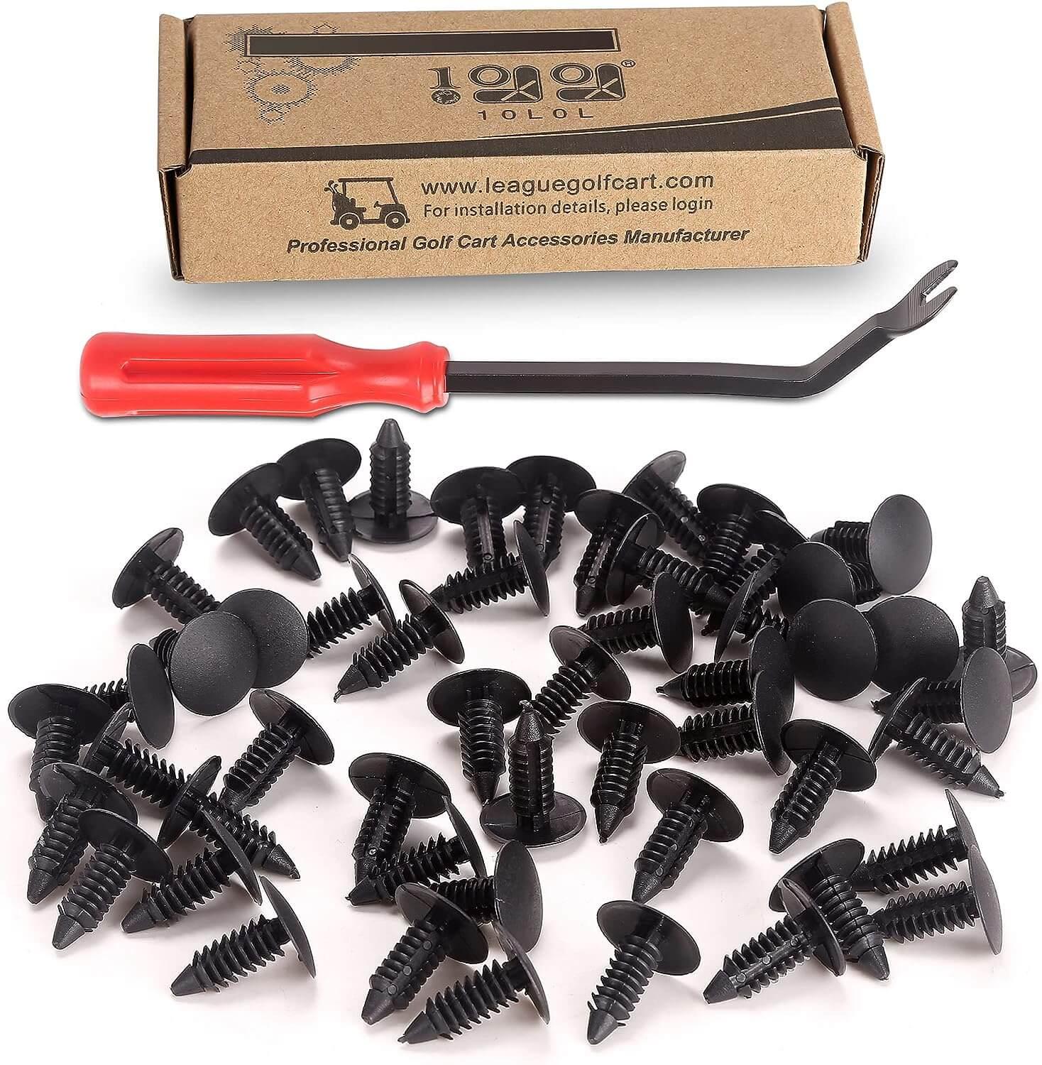10L0L golf cart rivets