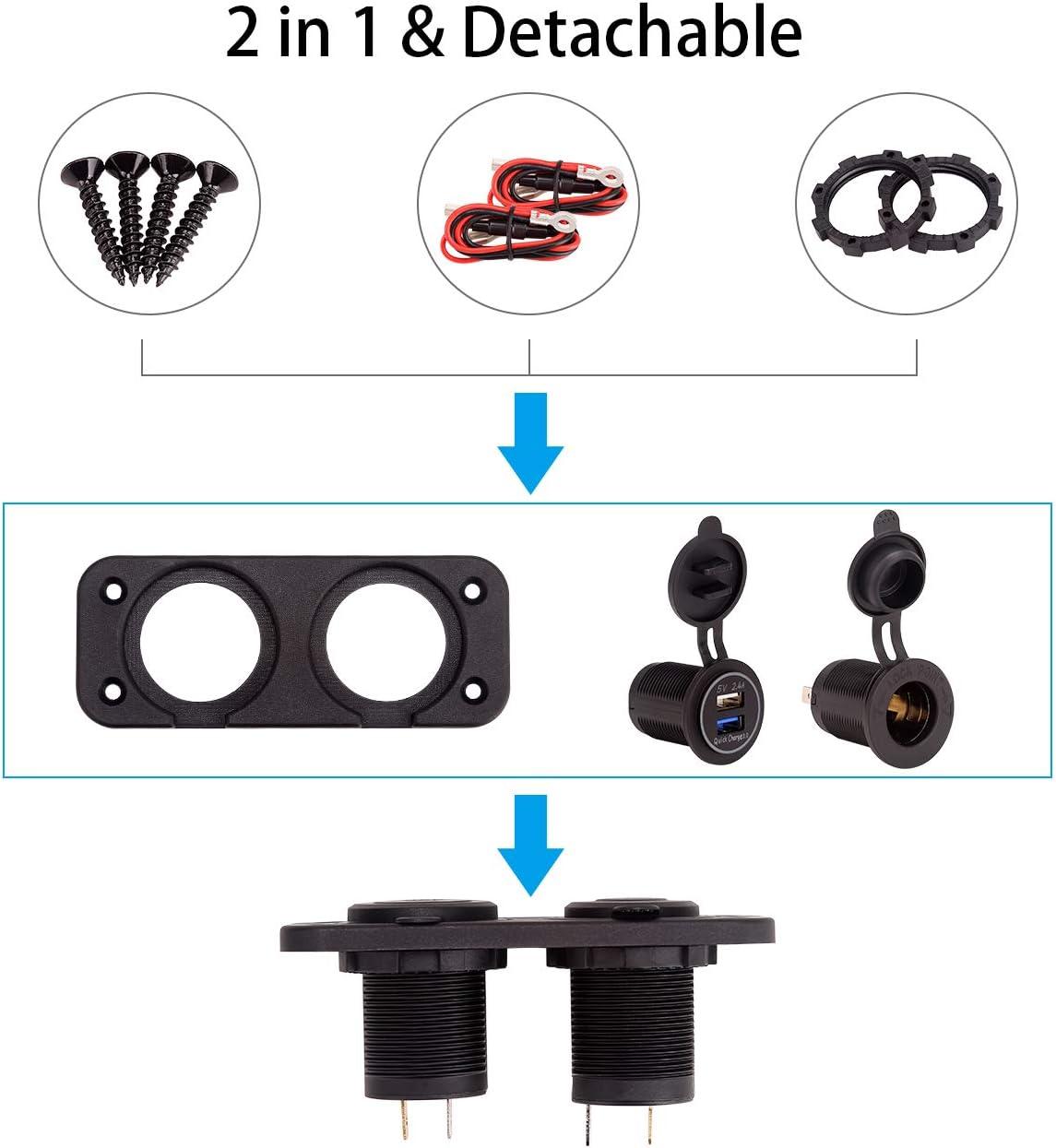 12v outlet with usb