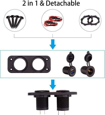 12v outlet with usb