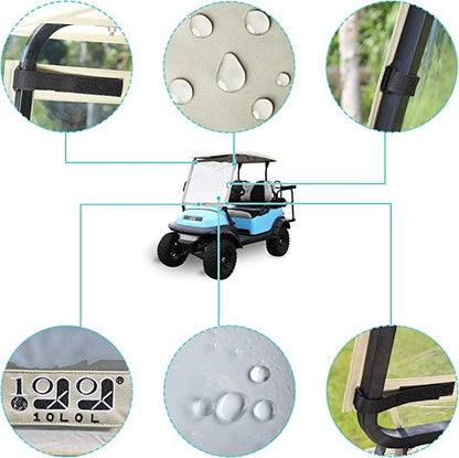 Golf cart windshield installation details