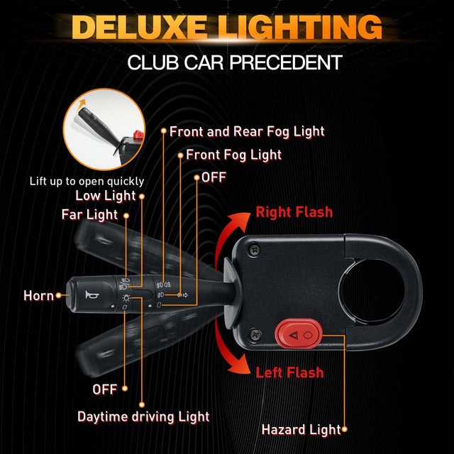 NOKINS Colorful LED Light Kit for Club Car Precedent (2004-up)