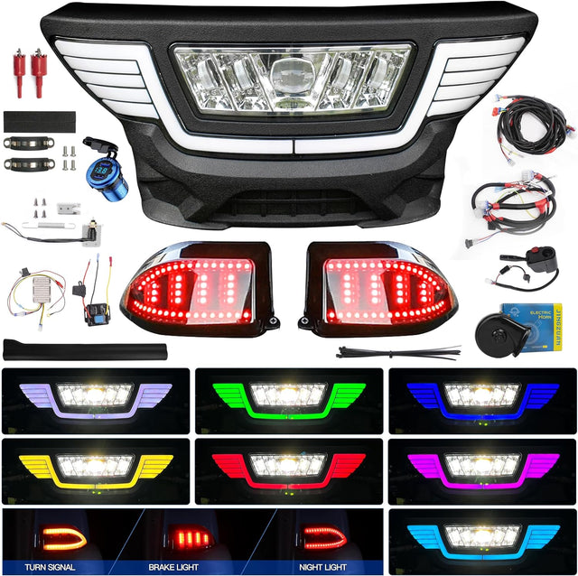 NOKINS Colorful LED Light Kit for Club Car Precedent (2004-up)