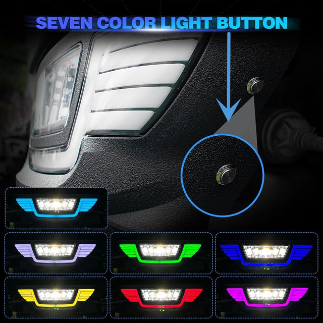 NOKINS Colorful LED Light Kit for Club Car Precedent (2004-up)