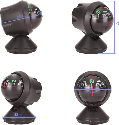 Golf Cart Adjustable Gauge Compass