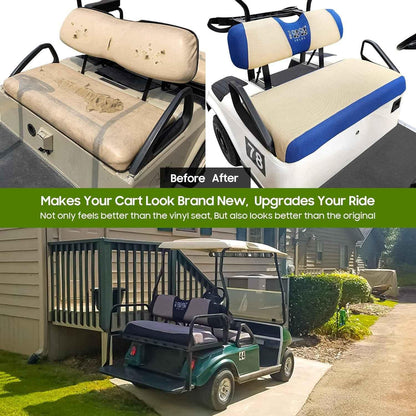 Universal Golf Cart Seat Cover for EZGO TXT RXV & Club Car DS - 10L0L - 10L0L